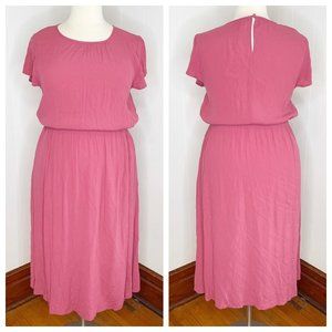 NWOT - Pink Midi Dress